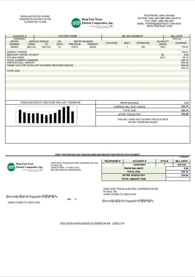  Minol USA business utility bill 